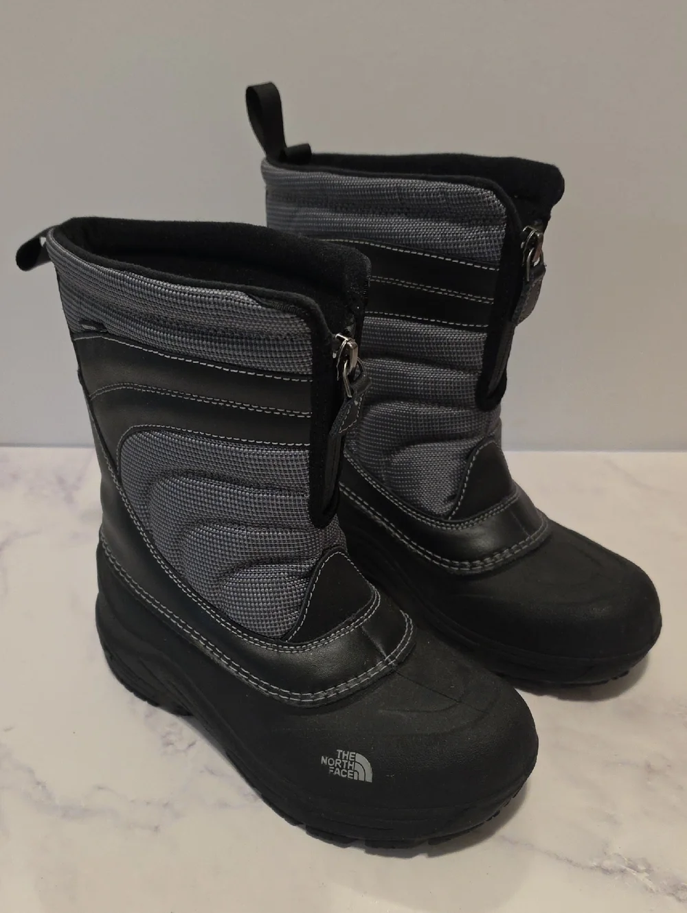 The North Face Kids' Gray Black Winter Boot